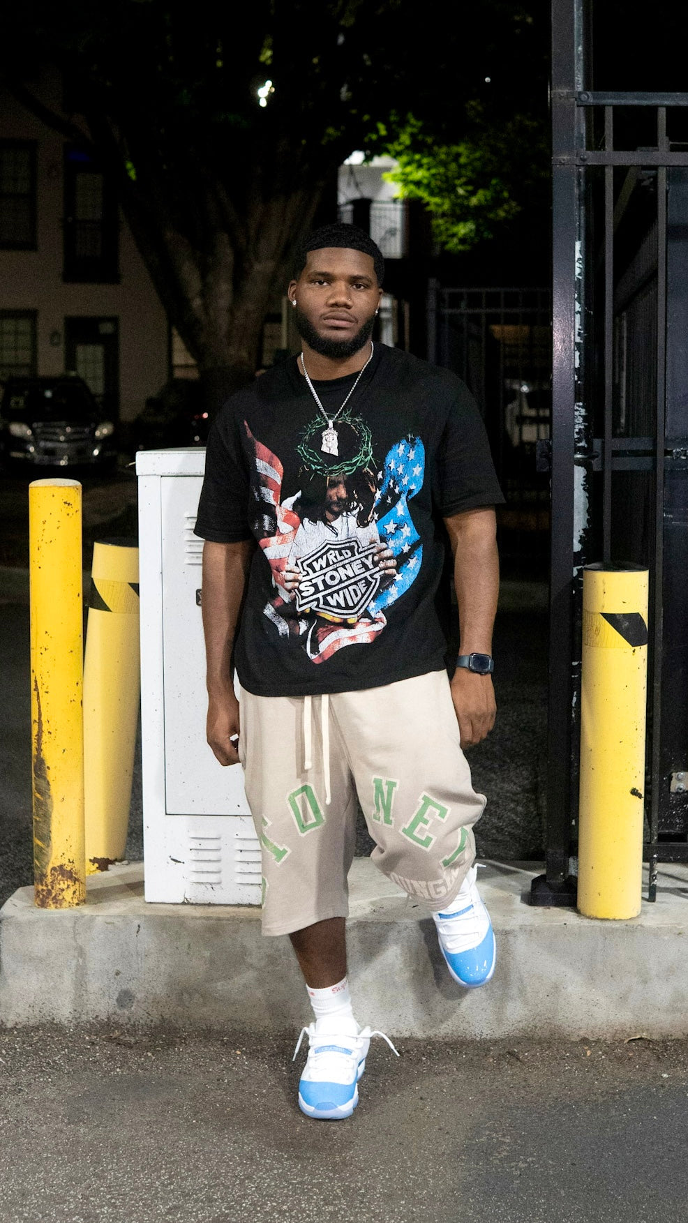 STONEY WRLD TEE - BLK