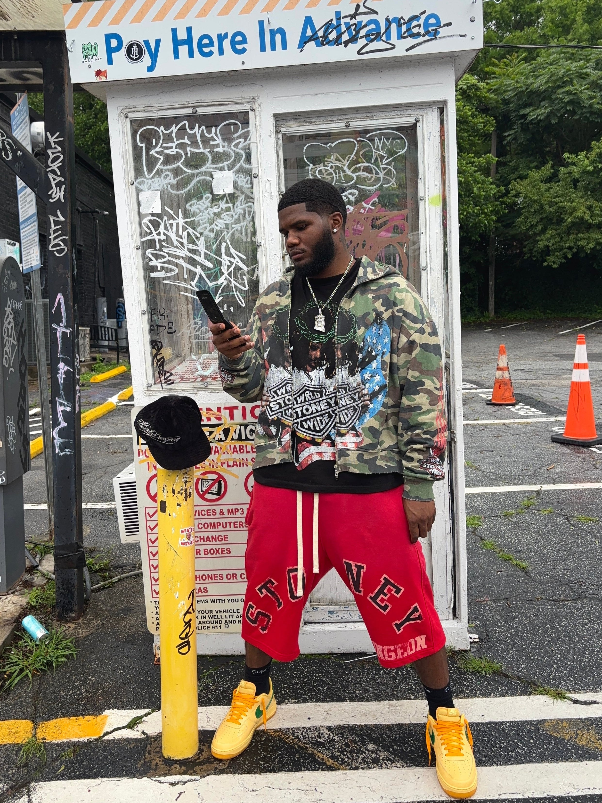 STONEY WRLD HOODIE - CAMO