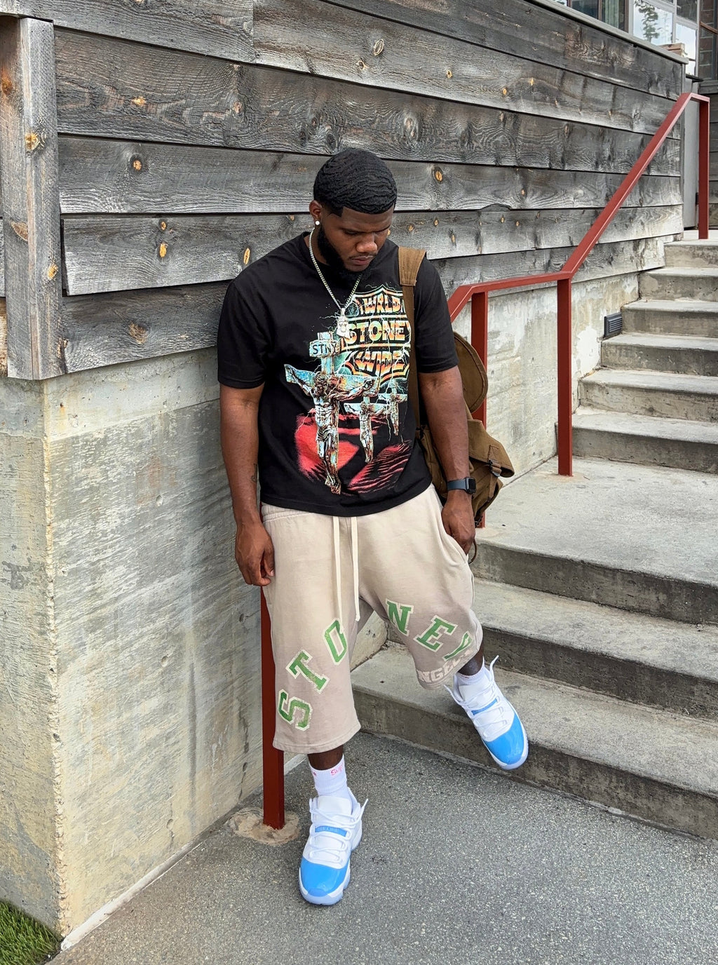 STONEY 3/4 SHORTS - GREY