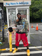 STONEY 3/4 SHORTS - RED