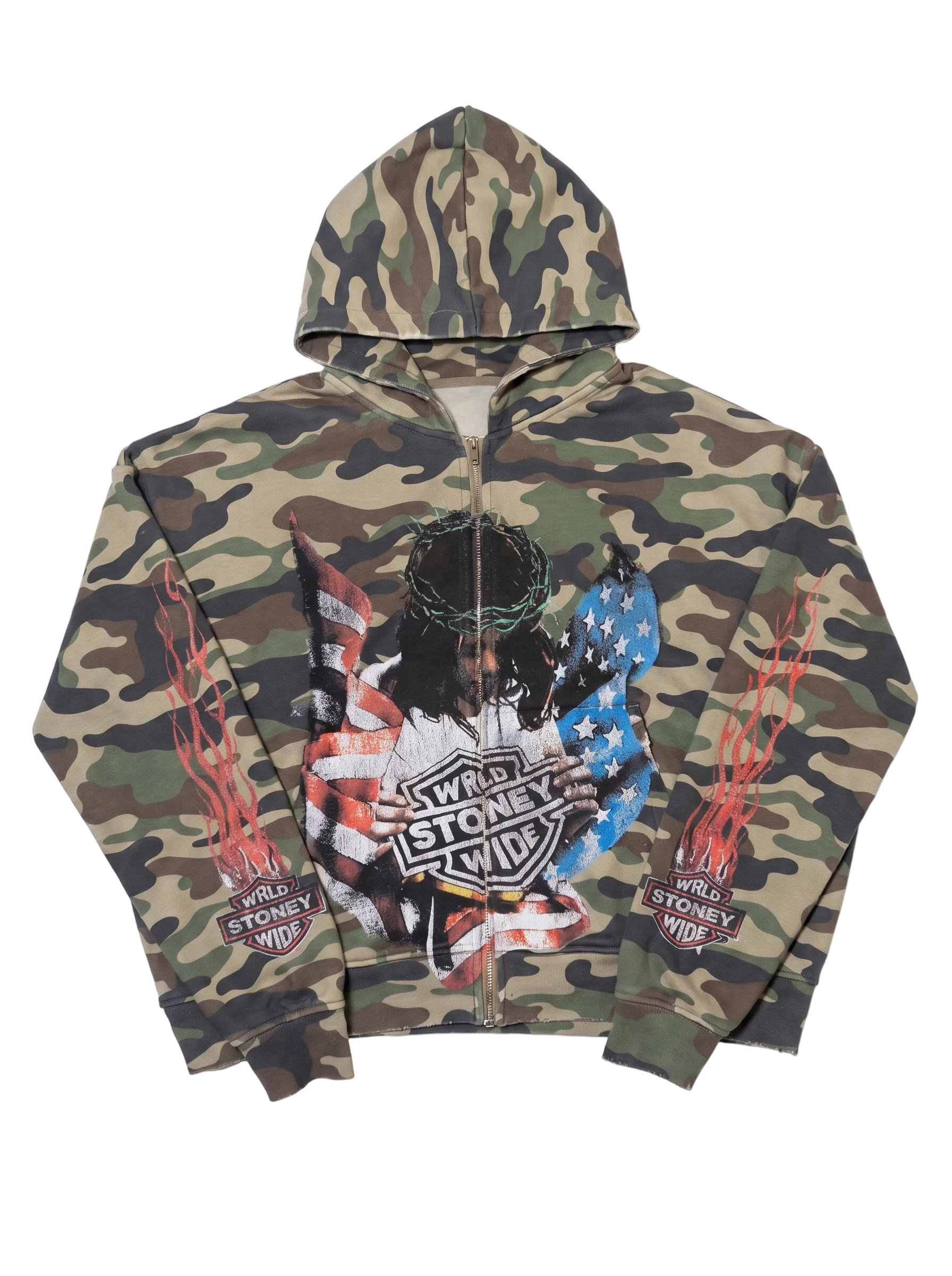 STONEY WRLD HOODIE - CAMO