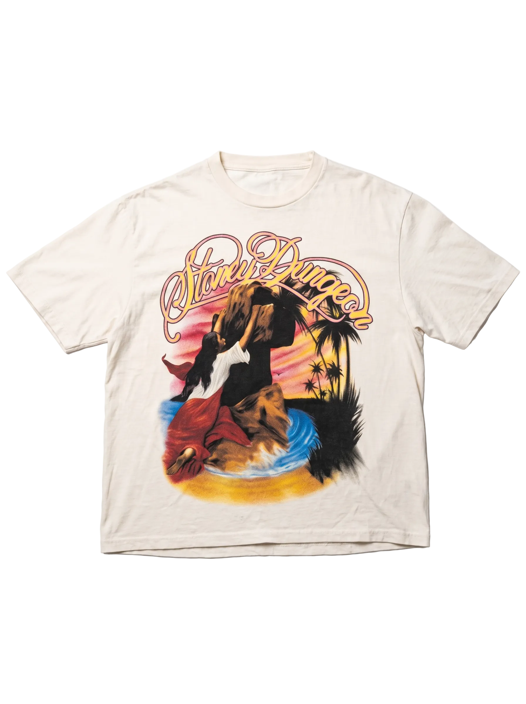 STONEY TROPICS TEE - CREAM