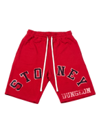 STONEY 3/4 SHORTS - RED