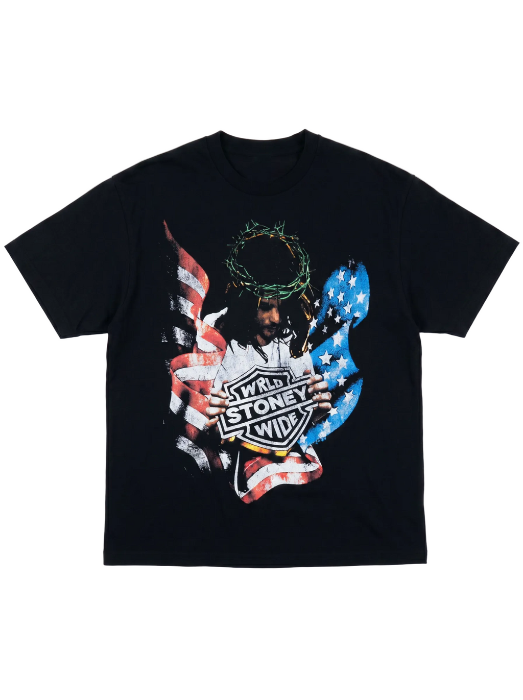 STONEY WRLD TEE - BLK